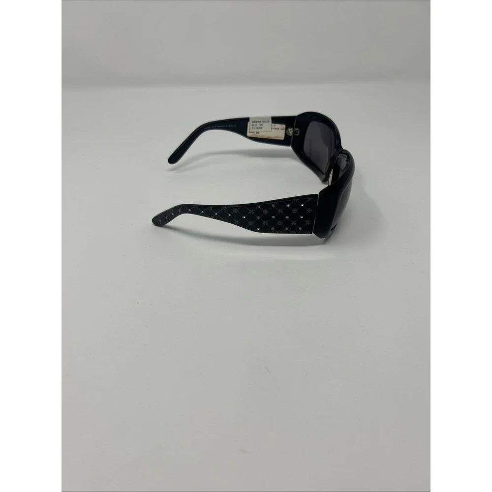 NWT Norman Childs GORGEOUS GAIL Sunglasses 62-17-125 Adult Black Frame Rhineston
